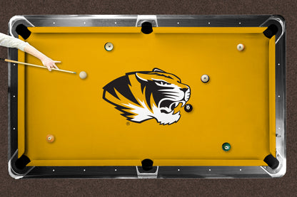 Missouri Tigers Custom Pool Table Replacement Felt Lifestyle