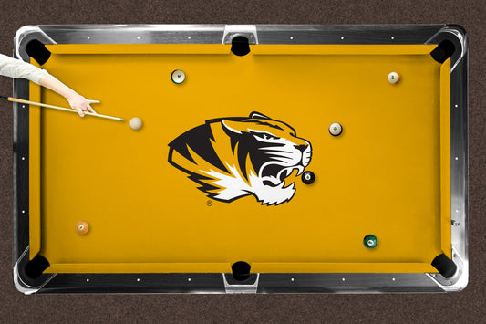 Missouri Tigers Custom Pool Table Replacement Felt Lifestyle