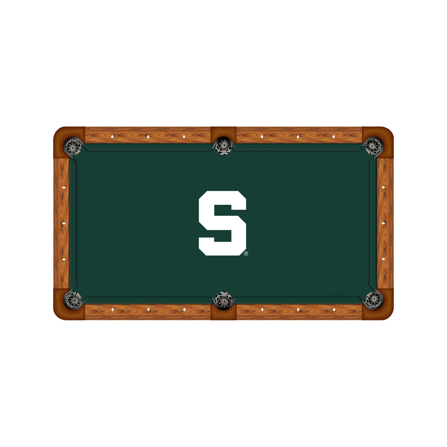 Michigan State Spartans Custom Pool Table Replacement Felt