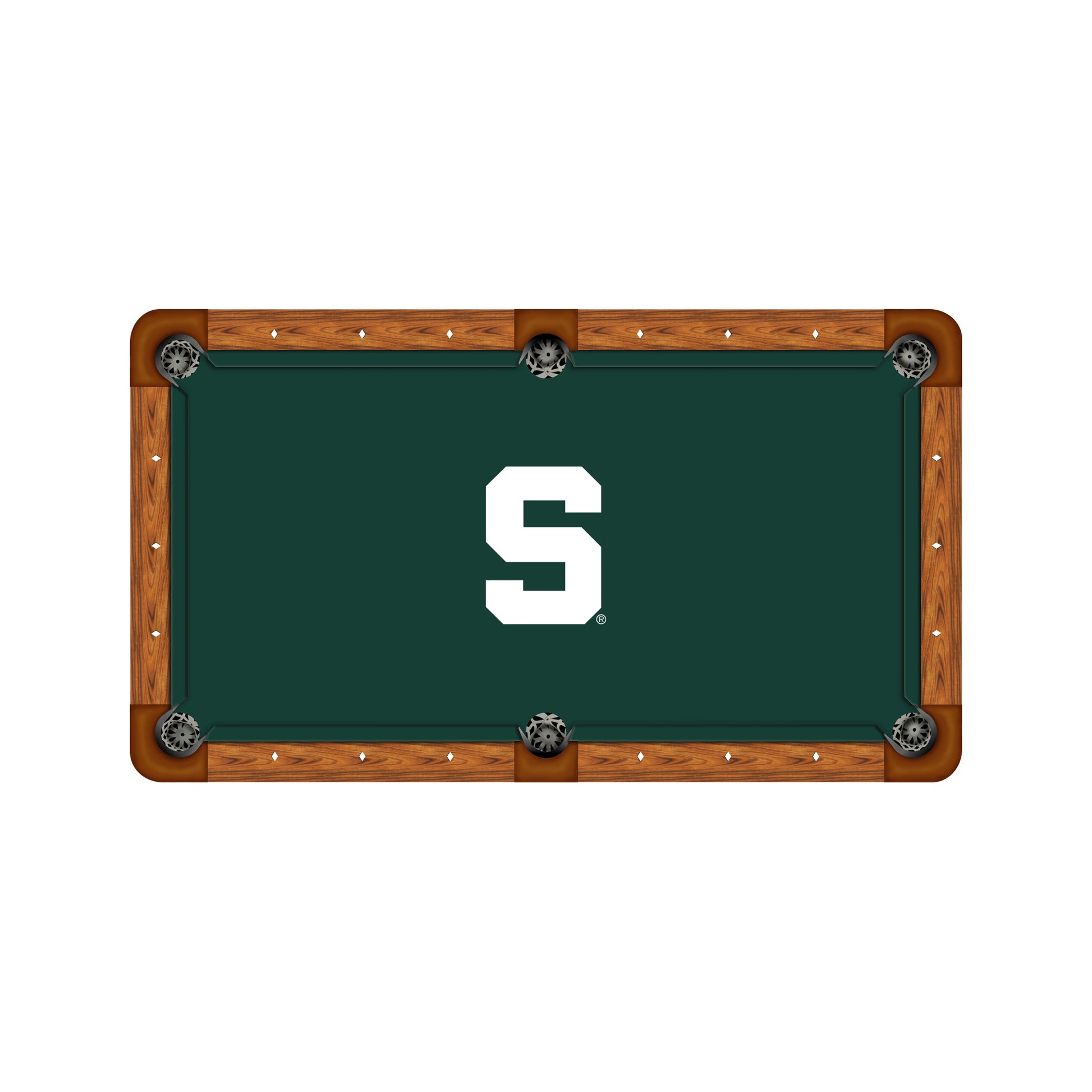 Michigan State Spartans Custom Pool Table Replacement Felt