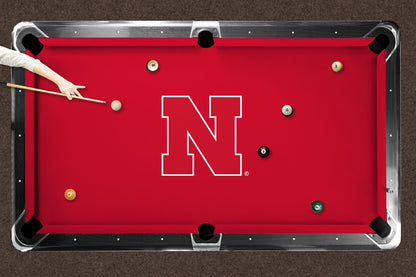 Nebraska Cornhuskers Custom Pool Table Replacement Felt Lifestyle