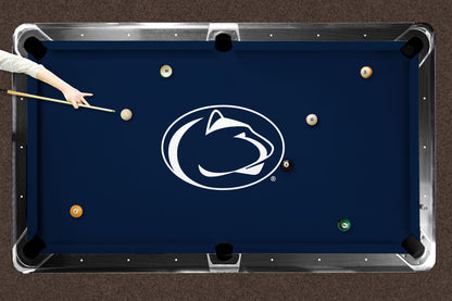 Penn State Nittany Lions Custom Pool Table Replacement Felt Lifestyle