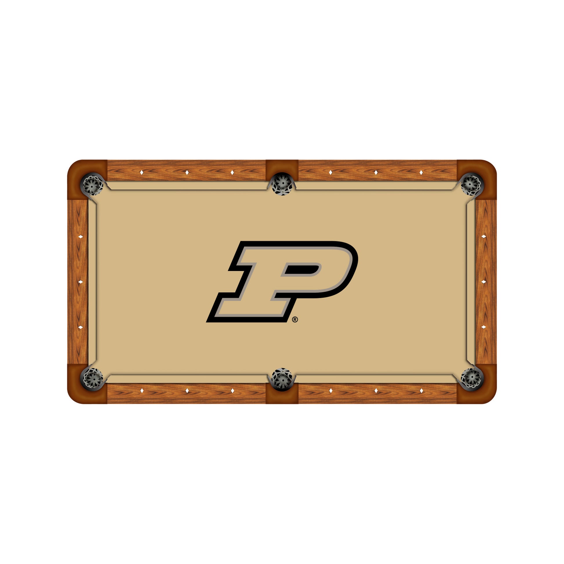 Purdue Boilermakers Custom Pool Table Replacement Felt