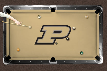 Purdue Boilermakers Custom Pool Table Replacement Felt Lifestyle