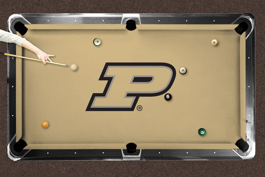 Purdue Boilermakers Custom Pool Table Replacement Felt Lifestyle