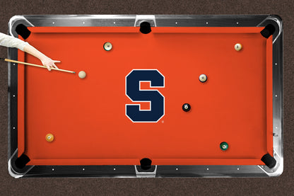 Syracuse Orange Custom Pool Table Replacement Felt Lifestyle