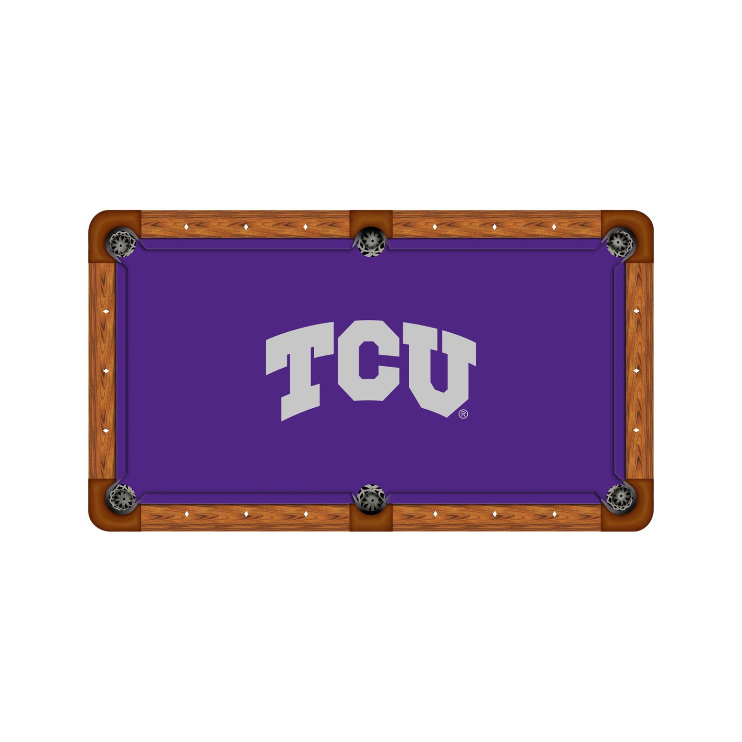 TCU Horned Frogs Custom Pool Table Replacement Felt