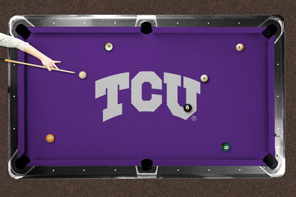 TCU Horned Frogs Custom Pool Table Replacement Felt Lifestyle