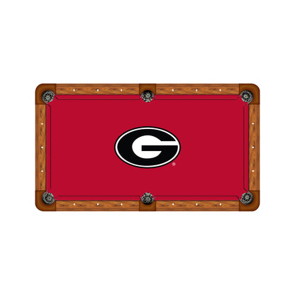 Georgia Bulldogs Custom Pool Table Replacement Felt