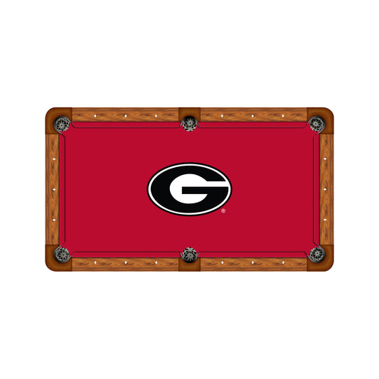 Georgia Bulldogs Custom Pool Table Replacement Felt