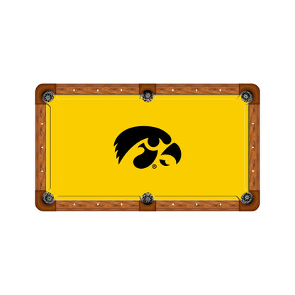 Iowa Hawkeyes Custom Pool Table Replacement Felt