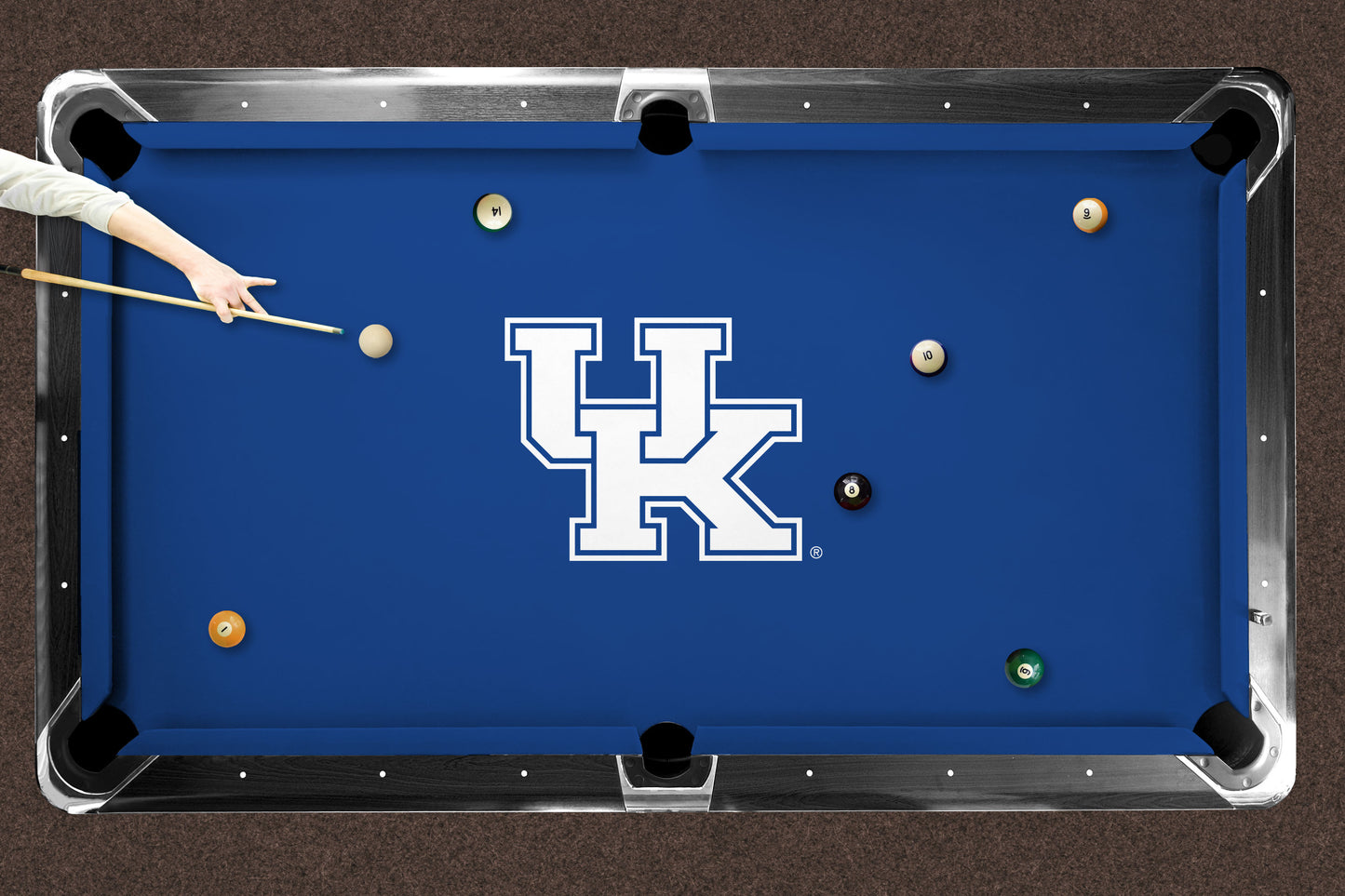 Kentucky Wildcats Custom Pool Table Replacement Felt Lifestyle