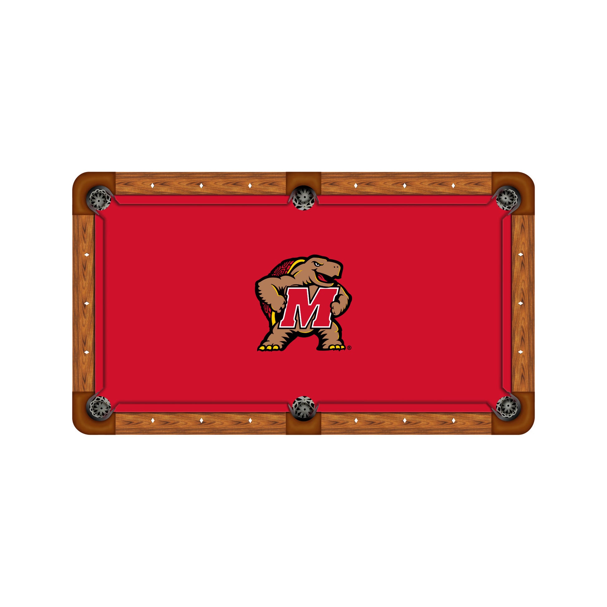 Maryland Terrapins Custom Pool Table Replacement Felt