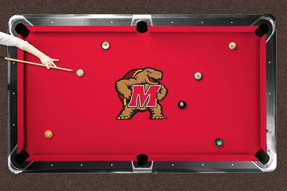 Maryland Terrapins Custom Pool Table Replacement Felt Lifestyle