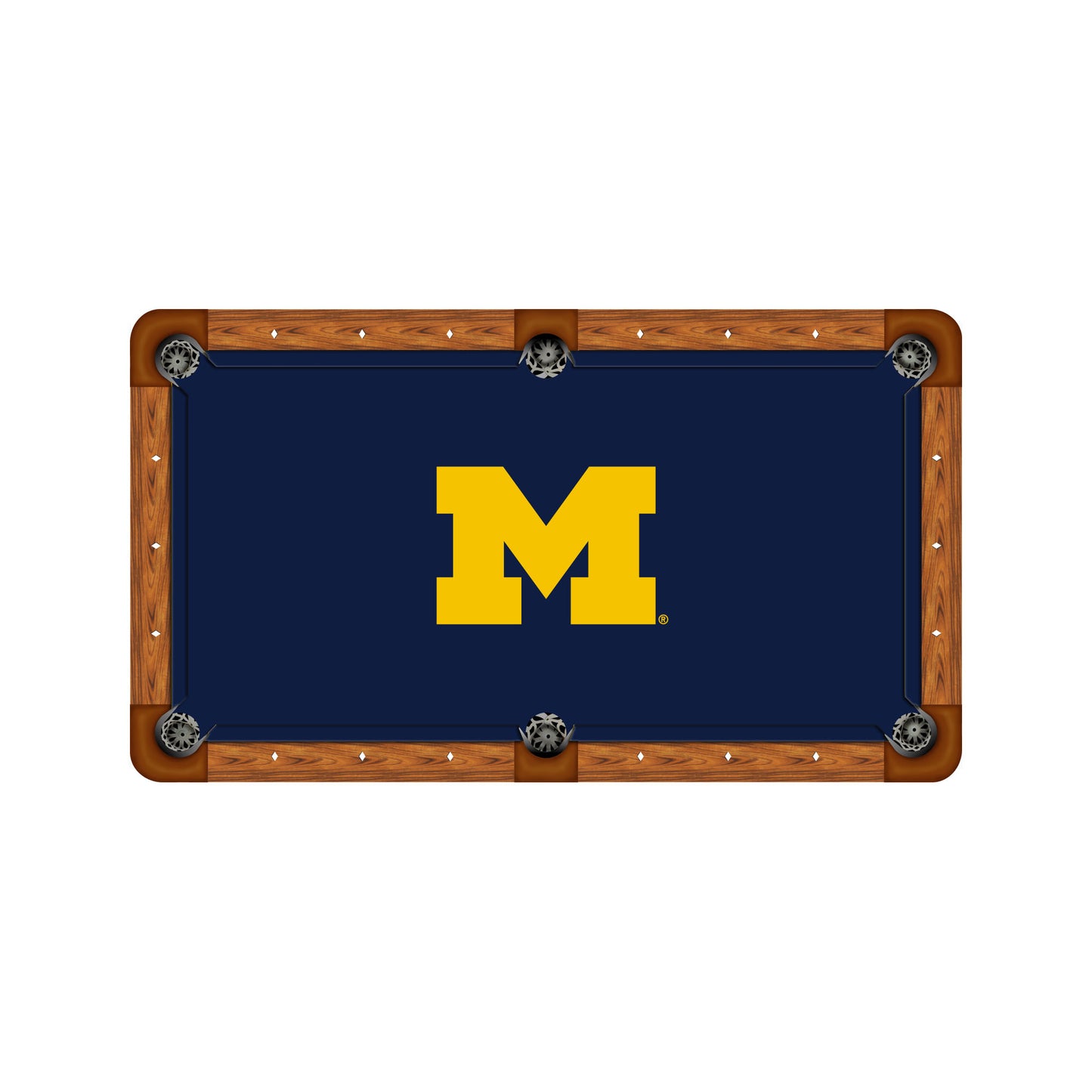 Michigan Wolverines Custom Pool Table Replacement Felt