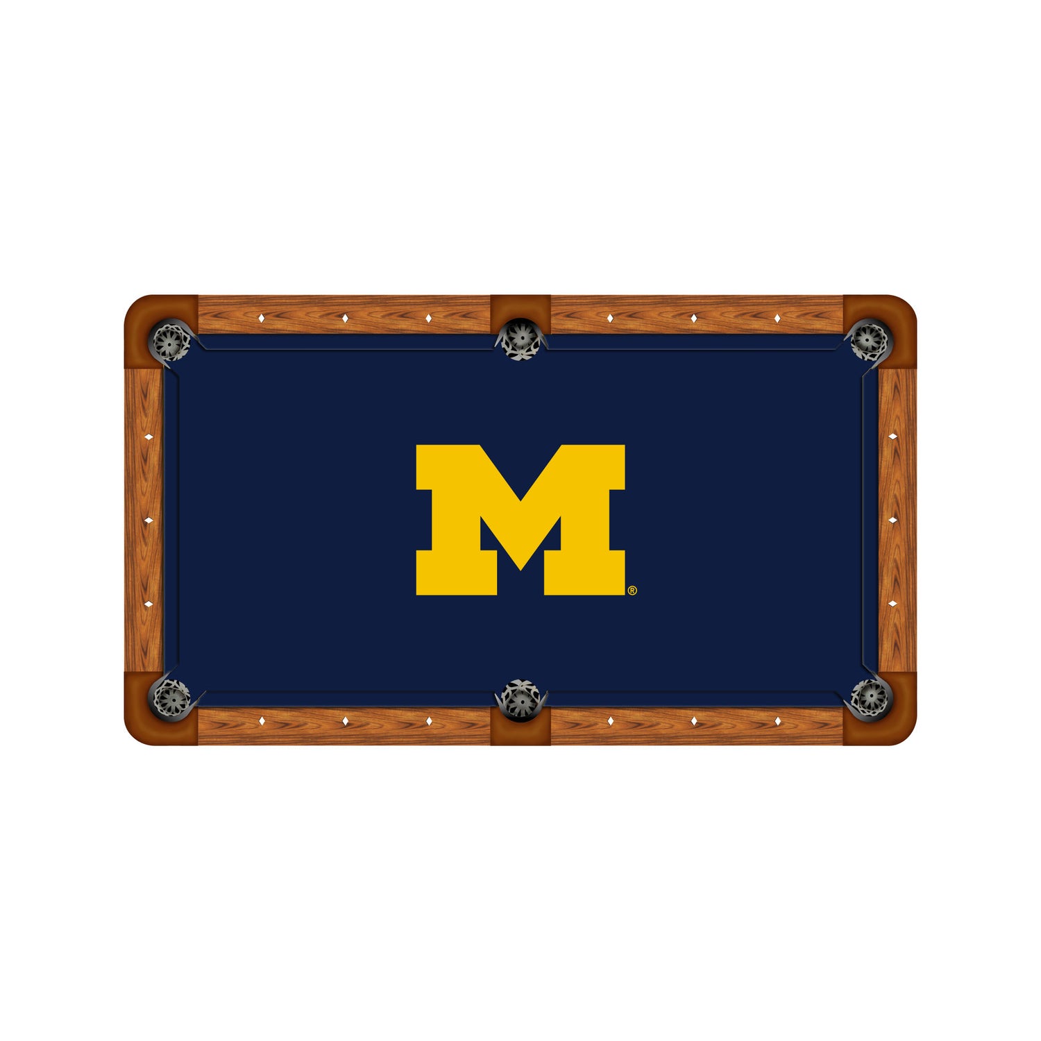 Michigan Wolverines Custom Pool Table Replacement Felt