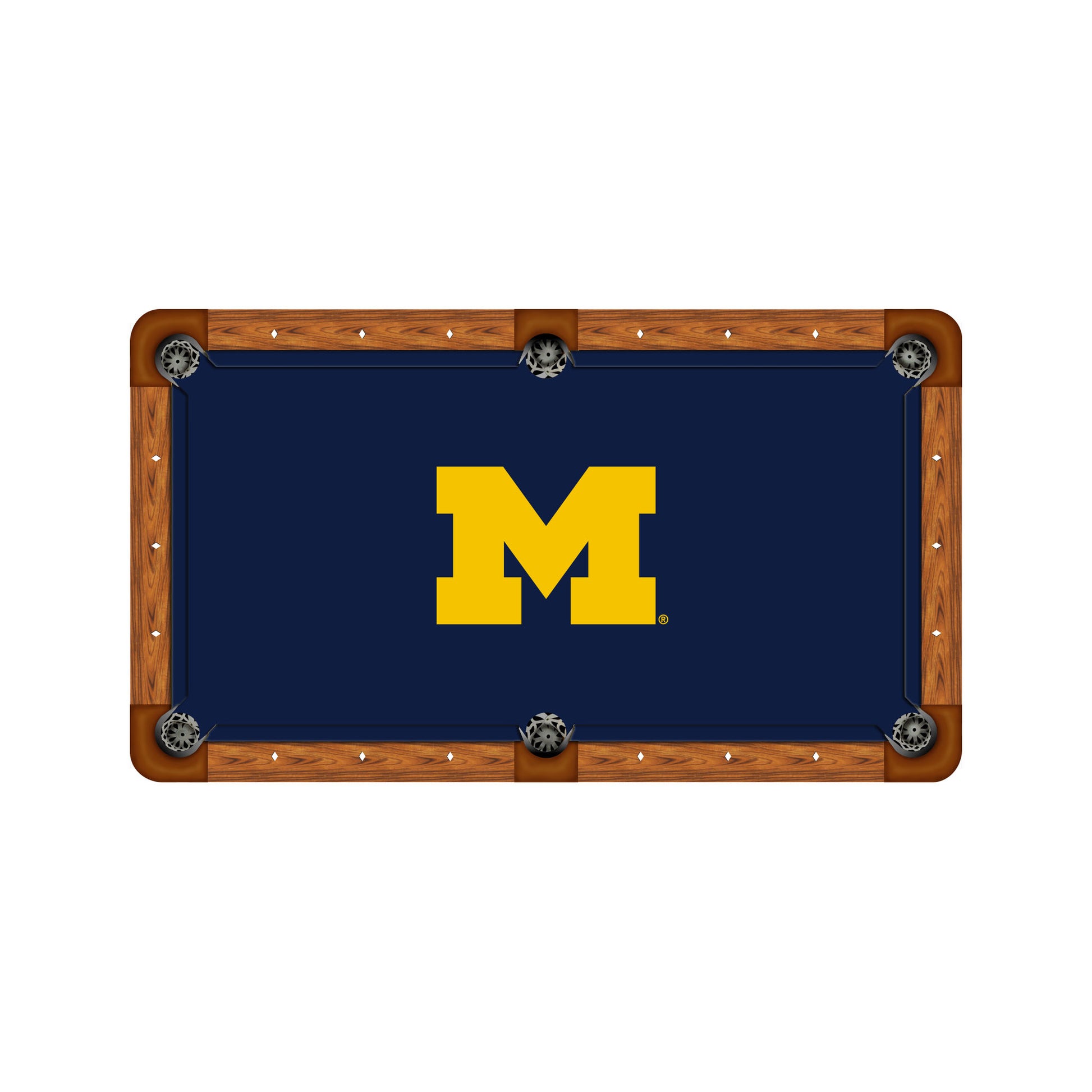 Michigan Wolverines Custom Pool Table Replacement Felt