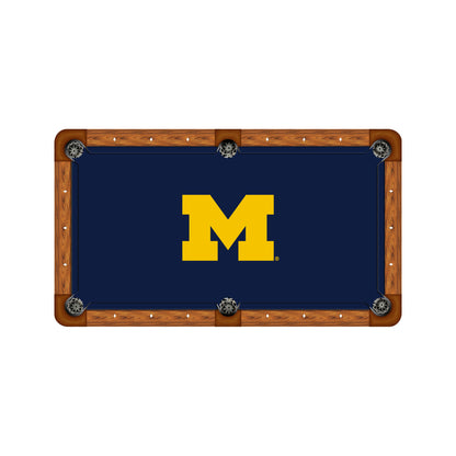 Michigan Wolverines Custom Pool Table Replacement Felt