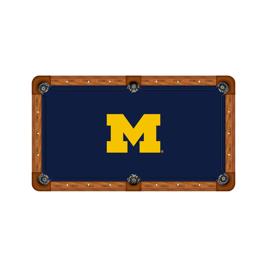 Michigan Wolverines Custom Pool Table Replacement Felt