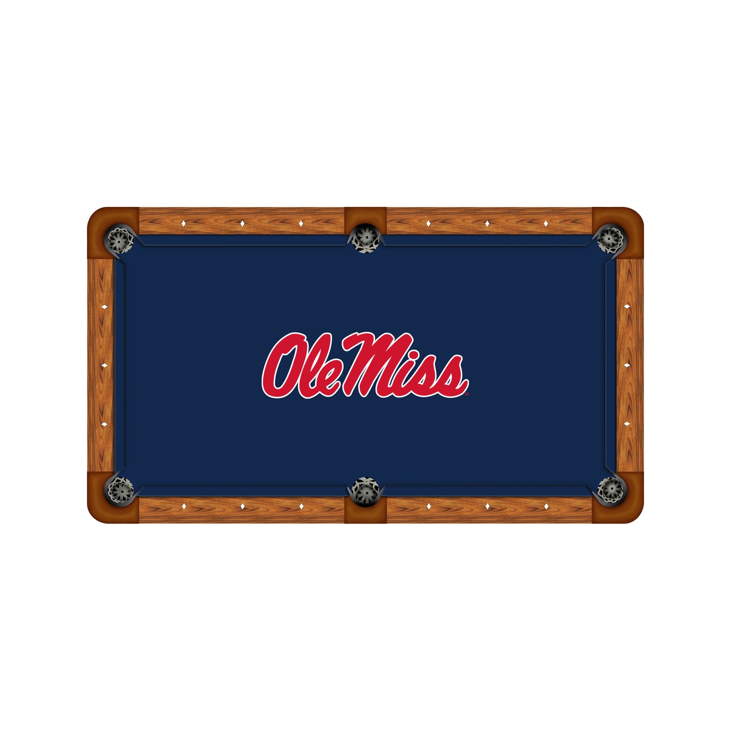 Mississippi Rebels Custom Pool Table Replacement Felt