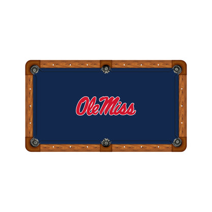 Mississippi Rebels Custom Pool Table Replacement Felt