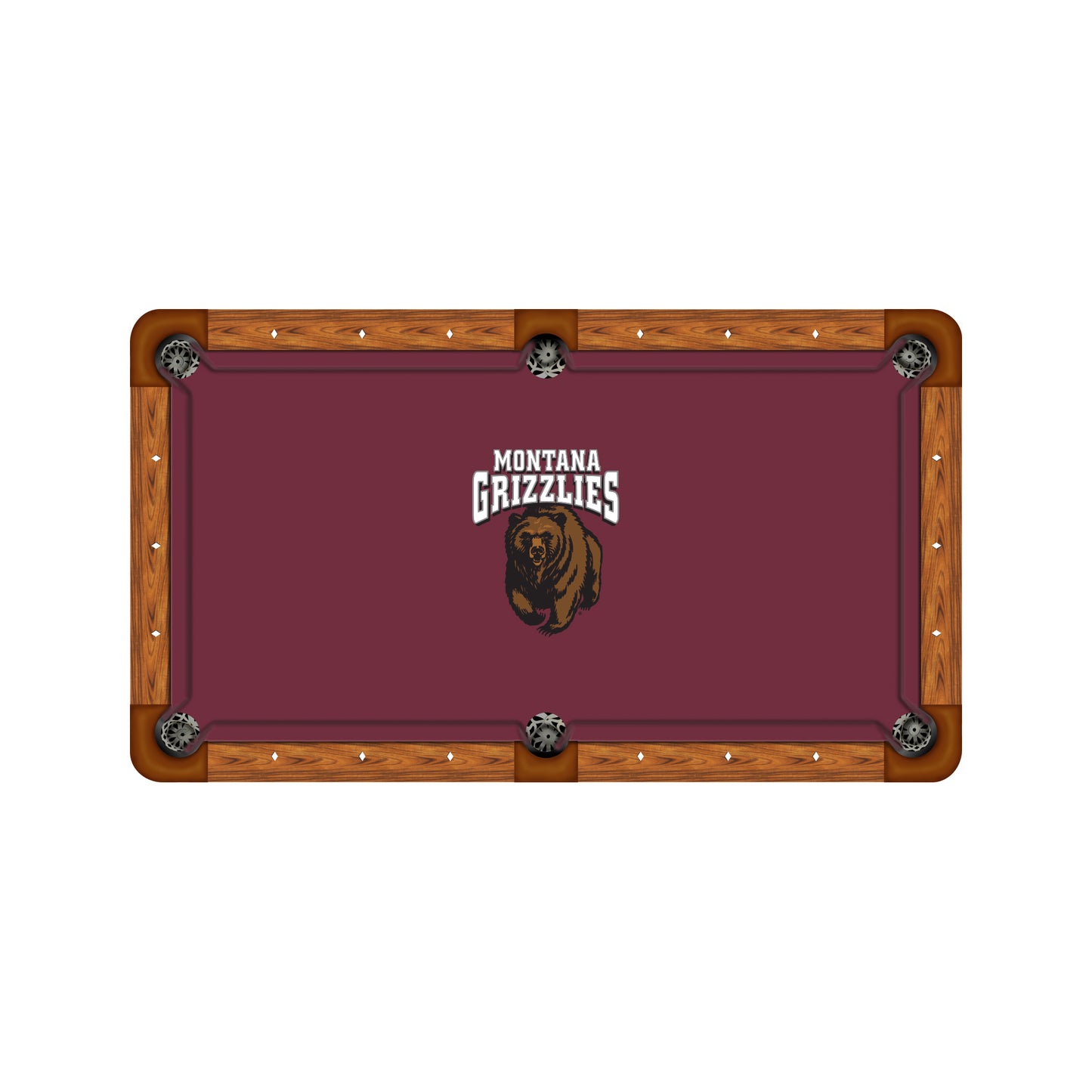 Montana Grizzlies Custom Pool Table Replacement Felt