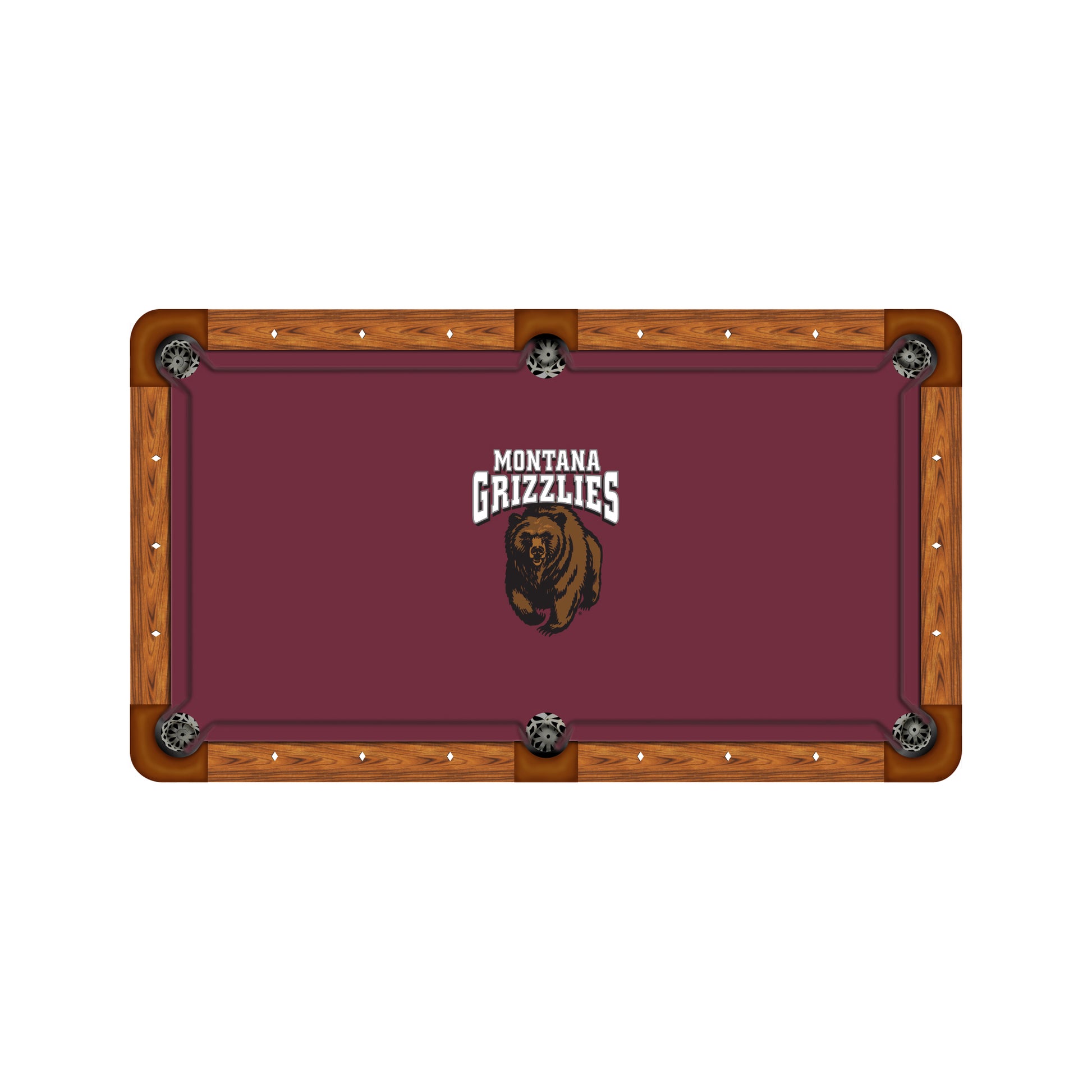 Montana Grizzlies Custom Pool Table Replacement Felt