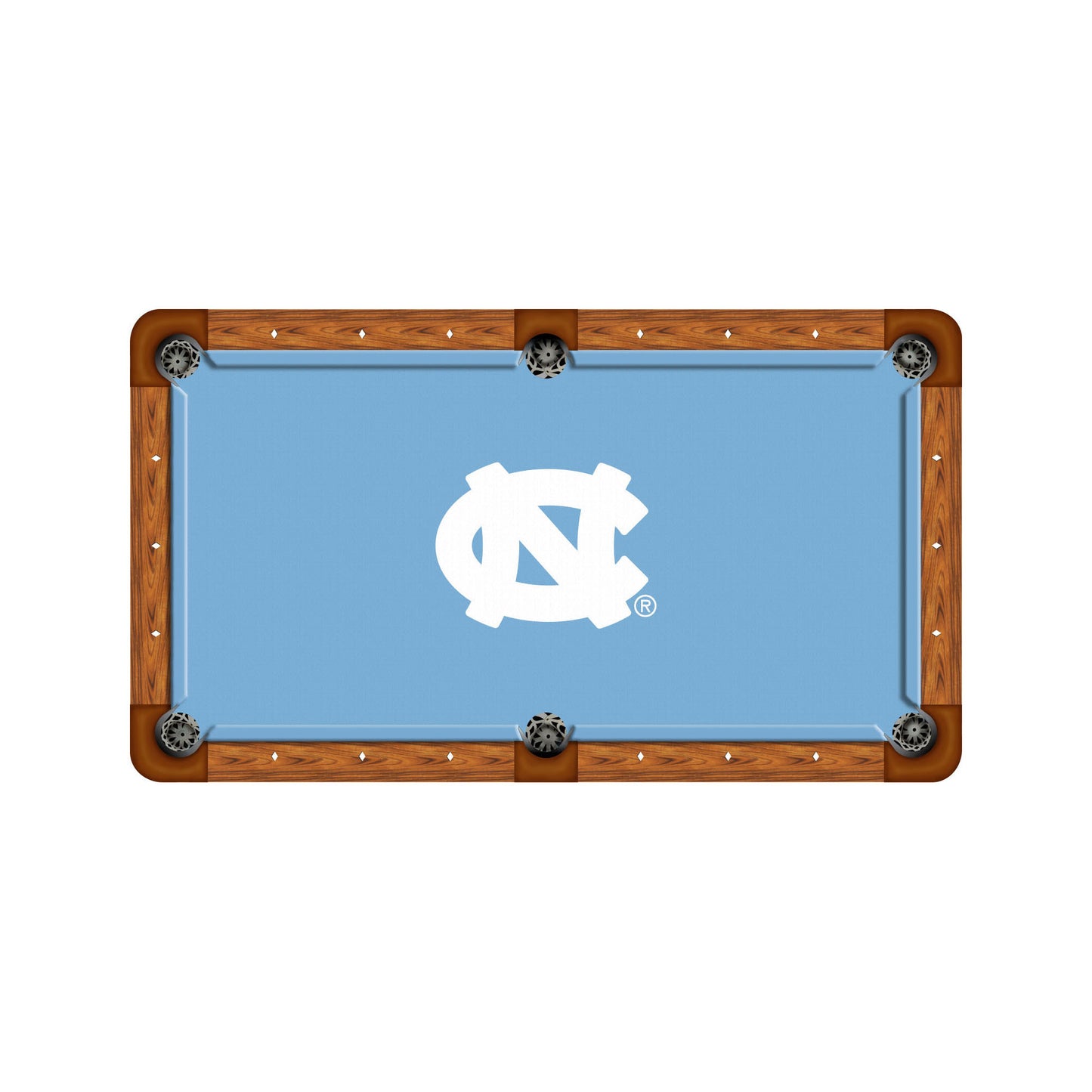 North Carolina Tar Heels Custom Pool Table Replacement Felt