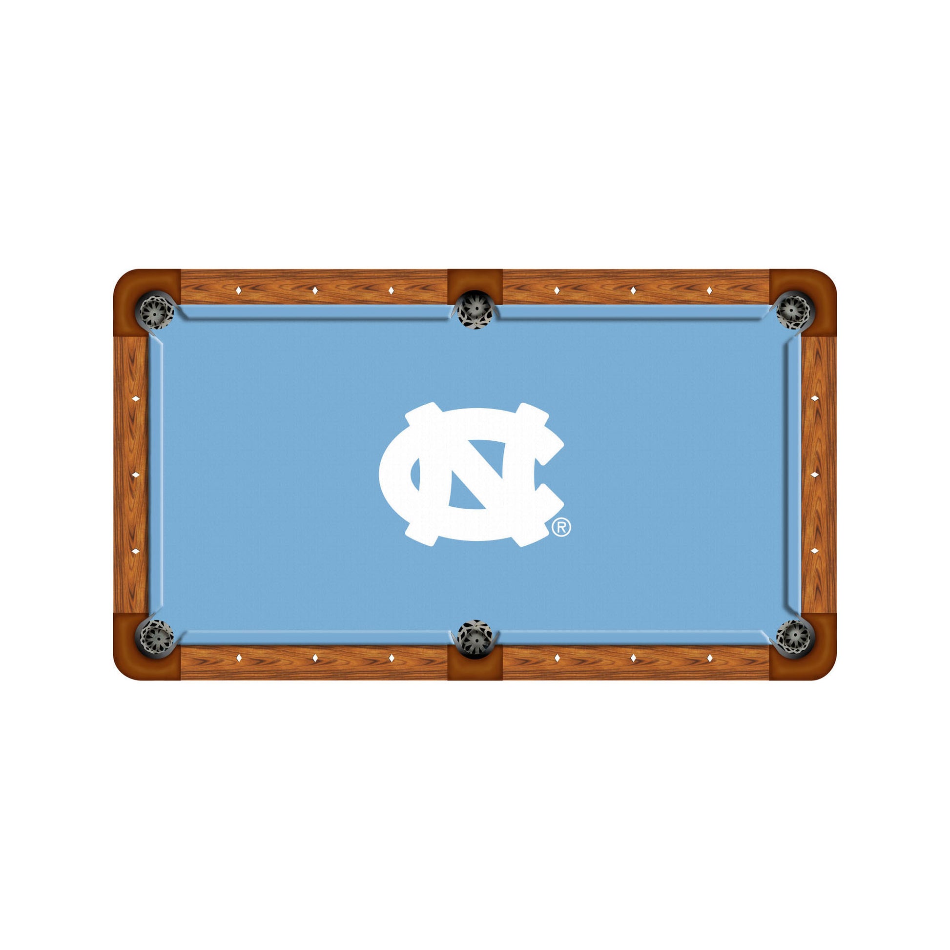 North Carolina Tar Heels Custom Pool Table Replacement Felt