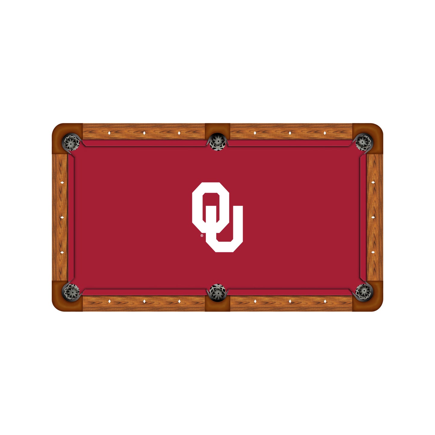 Oklahoma Sooners Custom Pool Table Replacement Felt