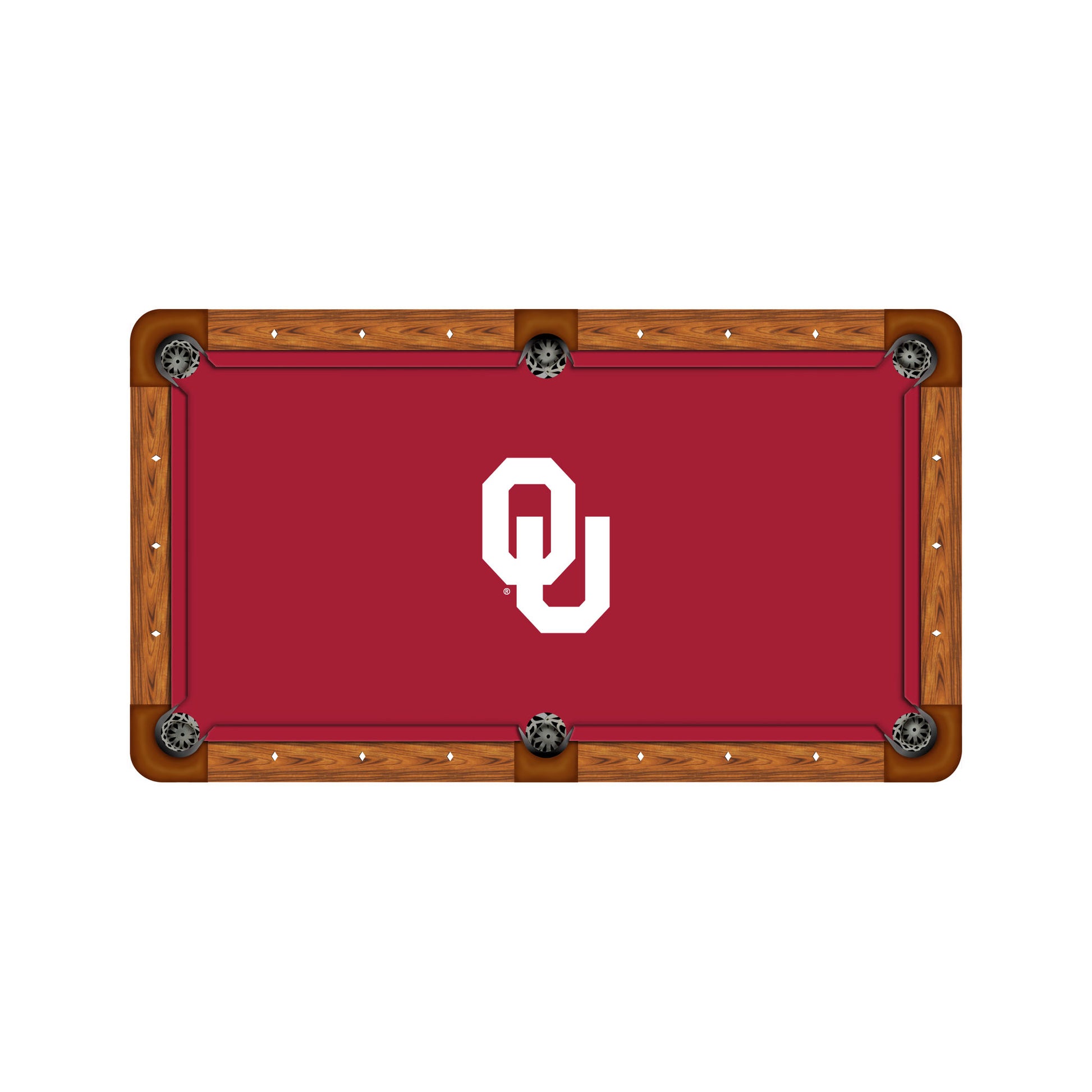 Oklahoma Sooners Custom Pool Table Replacement Felt