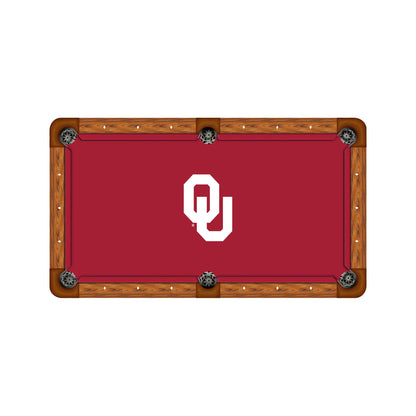 Oklahoma Sooners Custom Pool Table Replacement Felt