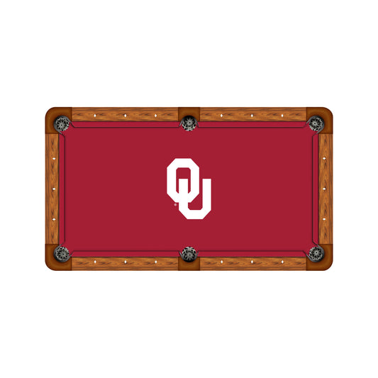 Oklahoma Sooners Custom Pool Table Replacement Felt