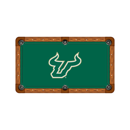 South Florida Bulls Custom Pool Table Replacement Felt