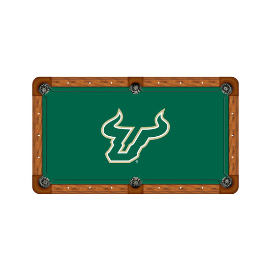 South Florida Bulls Custom Pool Table Replacement Felt