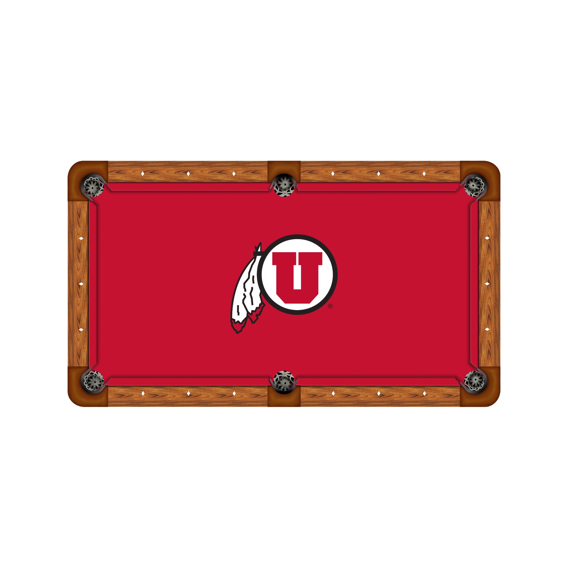Utah Utes Custom Pool Table Replacement Felt