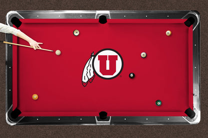 Utah Utes Custom Pool Table Replacement Felt Lifestyle