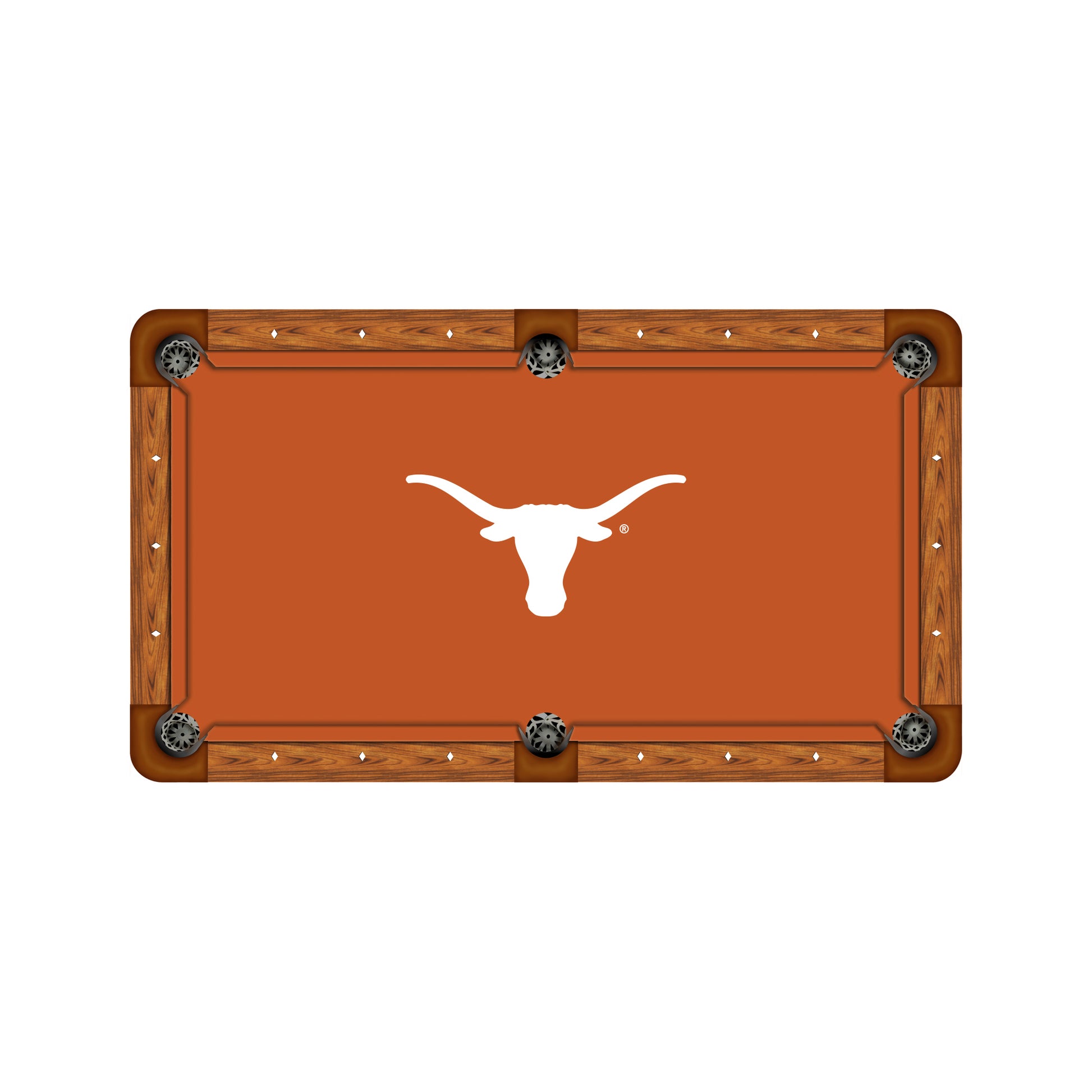 Texas Longhorns Custom Pool Table Replacement Felt