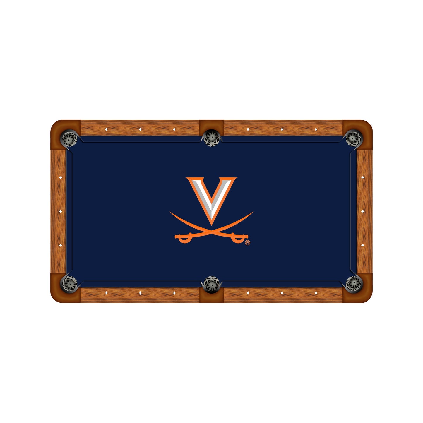 Virginia Cavaliers Custom Pool Table Replacement Felt