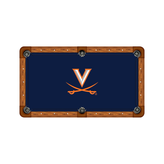 Virginia Cavaliers Custom Pool Table Replacement Felt