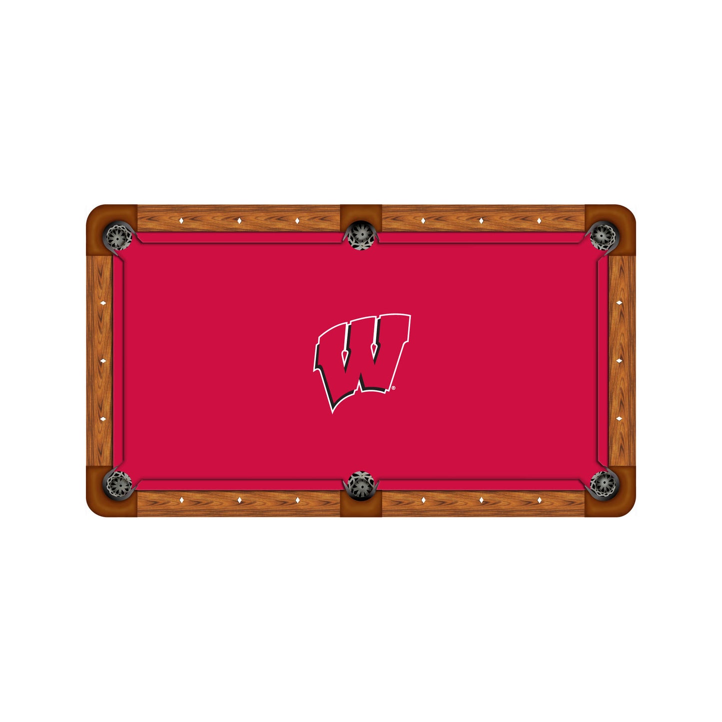 Wisconsin Badgers Custom Pool Table Replacement Felt