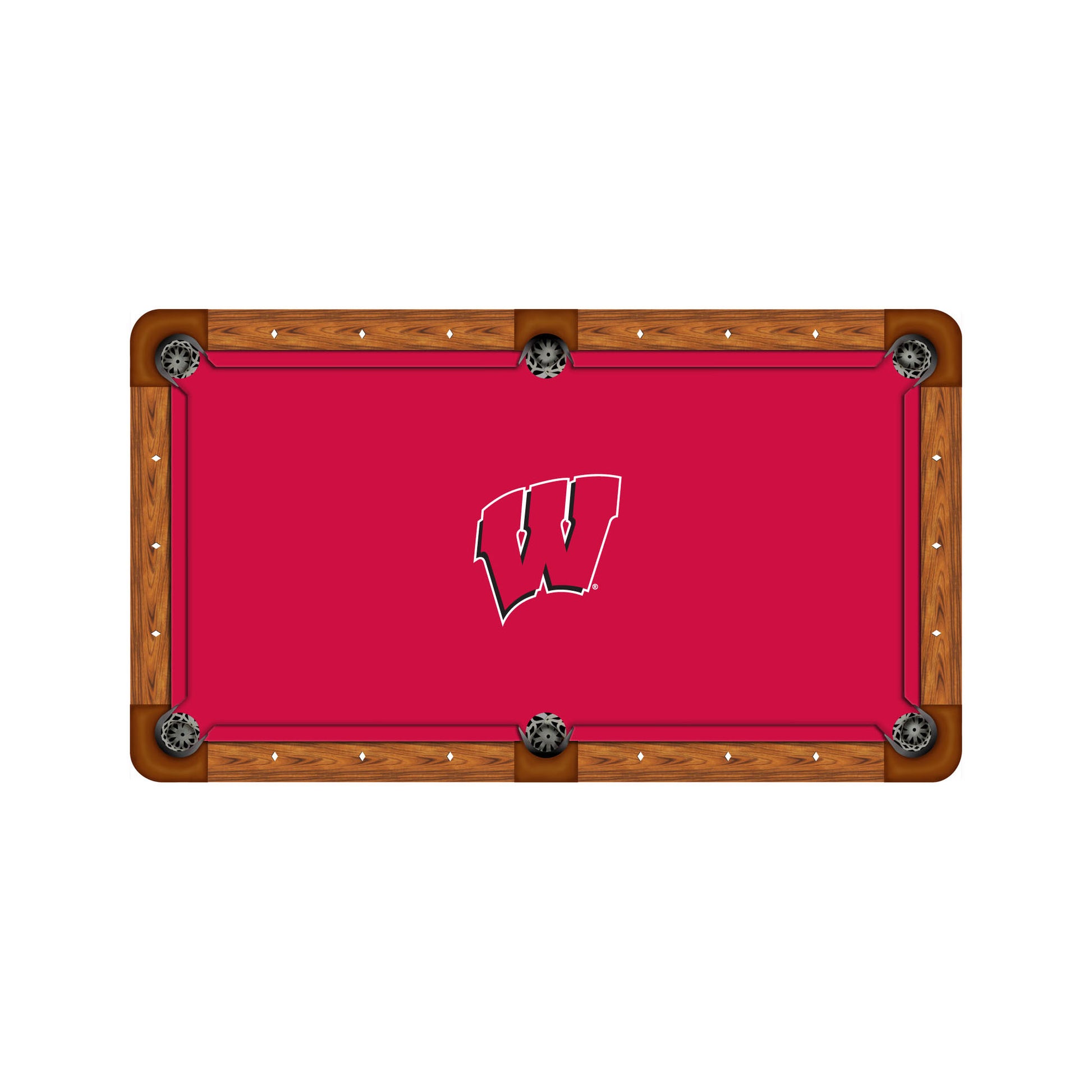 Wisconsin Badgers Custom Pool Table Replacement Felt