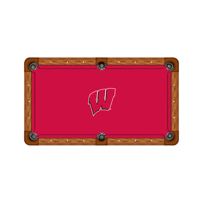 Wisconsin Badgers Custom Pool Table Replacement Felt