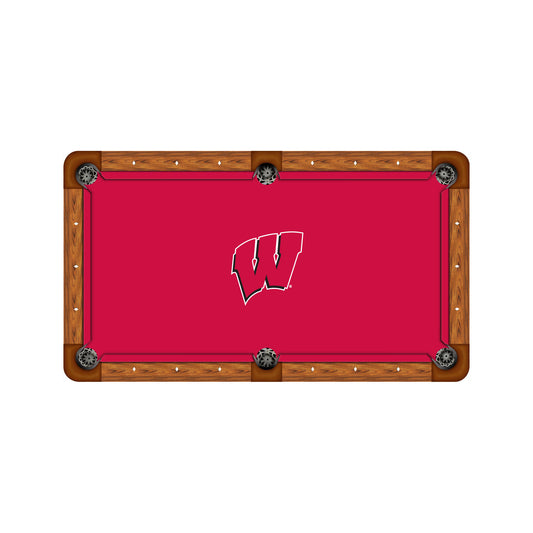 Wisconsin Badgers Custom Pool Table Replacement Felt