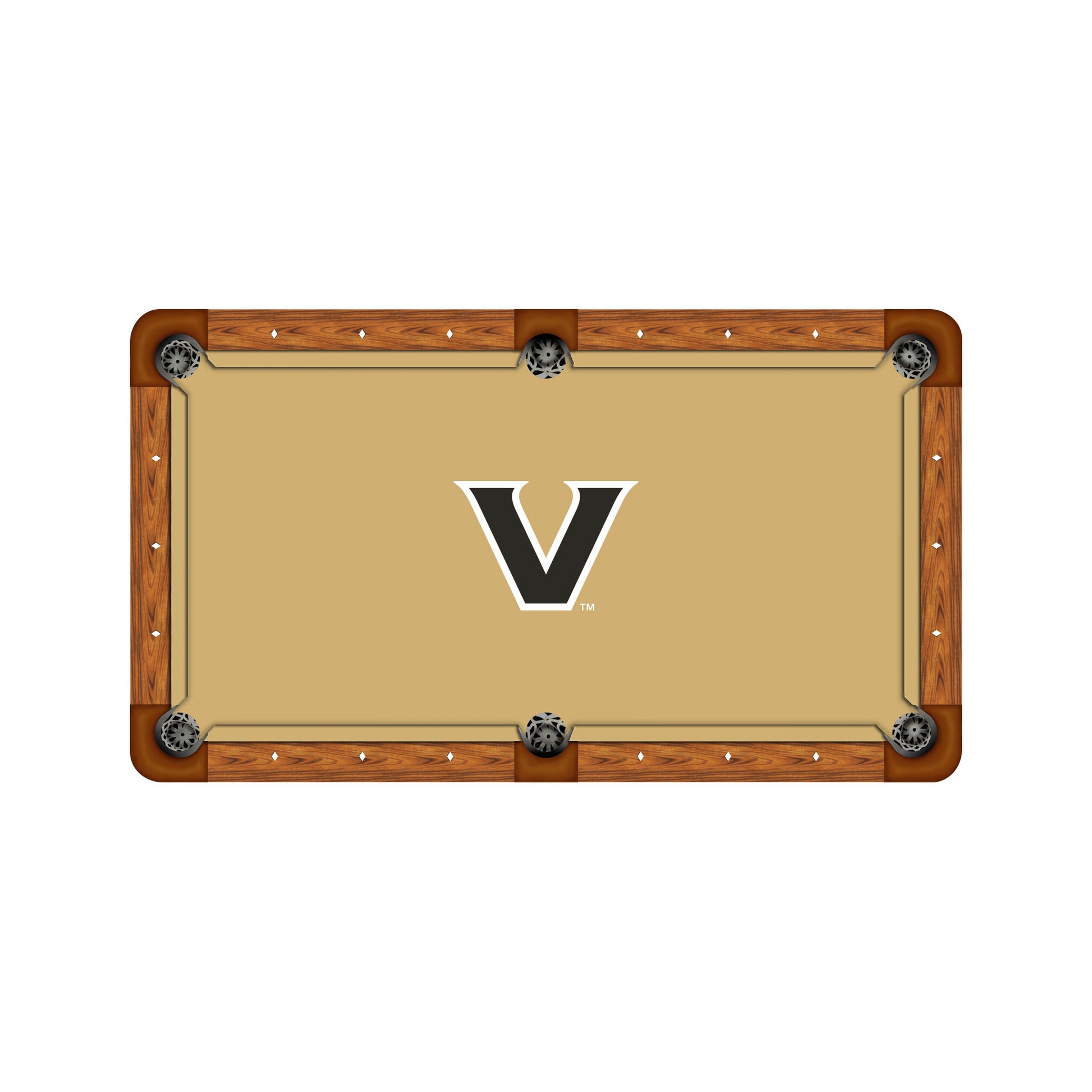 Vanderbilt Commodores Custom Pool Table Replacement Felt