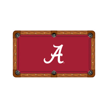 Alabama Crimson Tide Custom Pool Table Replacement Felt ALT Logo