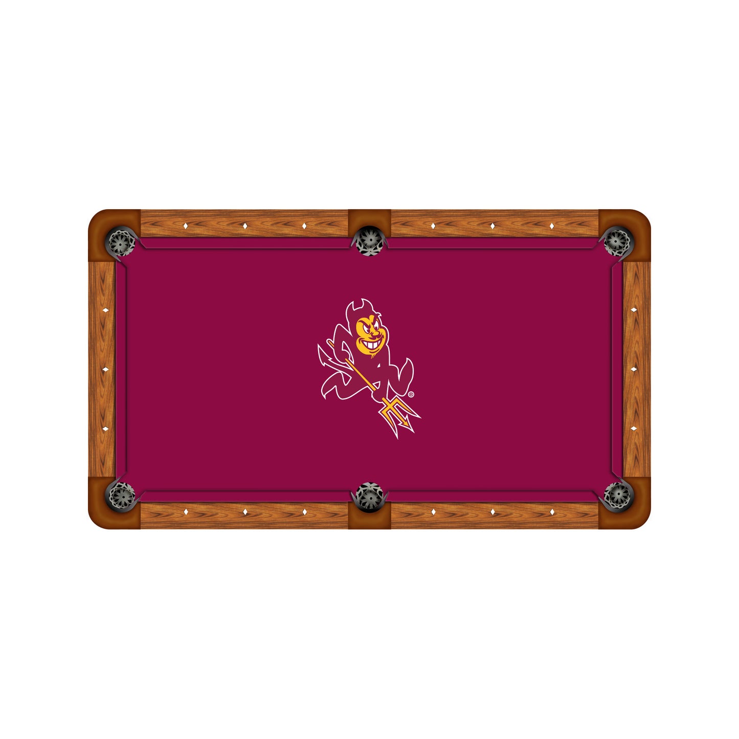 Arizona State Sun Devils Custom Pool Table Replacement Felt ALT Logo