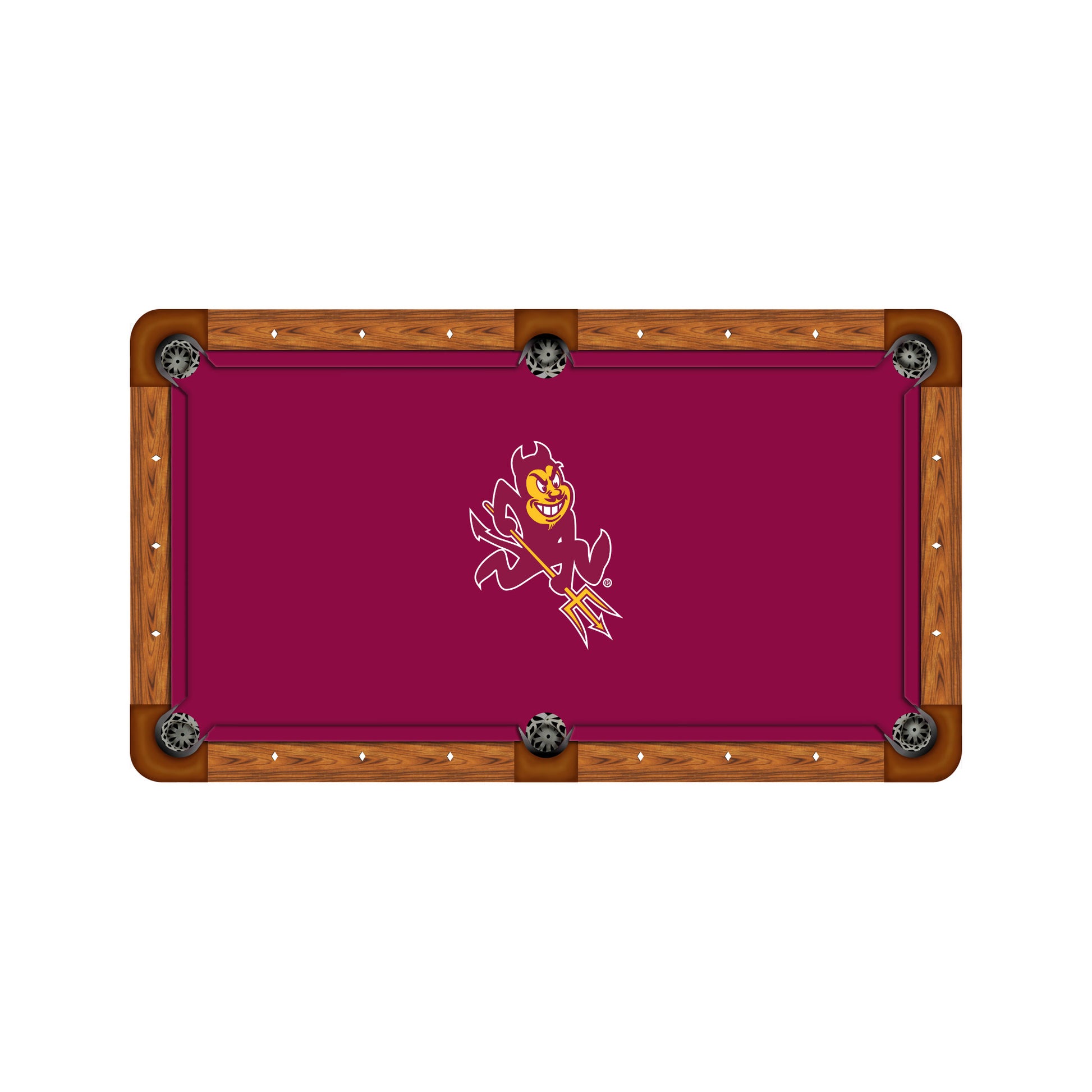 Arizona State Sun Devils Custom Pool Table Replacement Felt ALT Logo