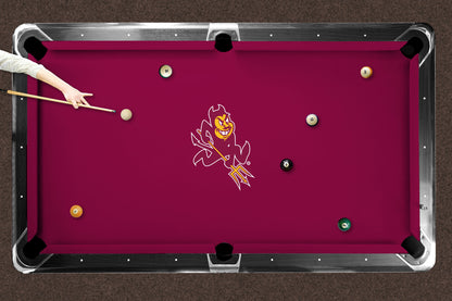 Arizona State Sun Devils Custom Pool Table Replacement Felt ALT Logo LIFESTYLE
