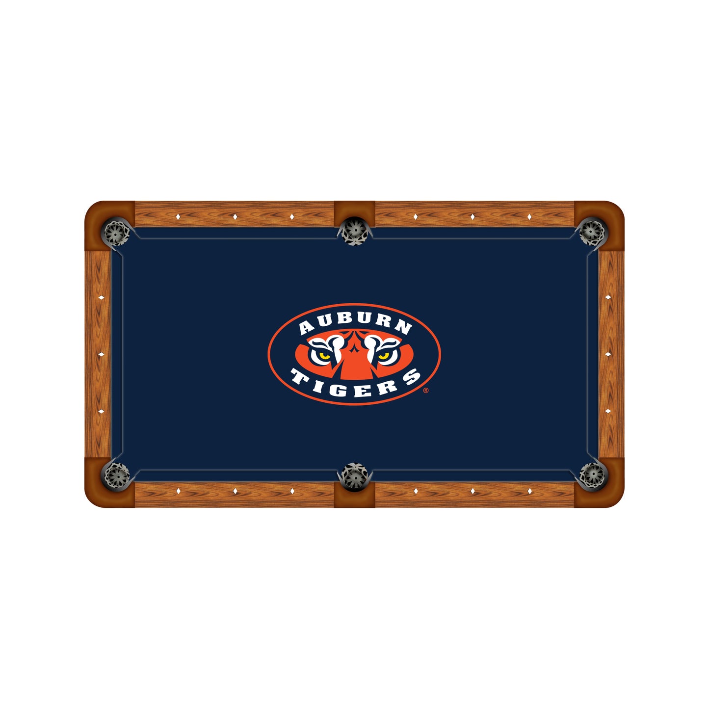 Auburn Tigers Custom Pool Table Replacement Felt ALT Logo